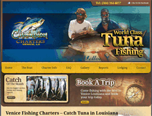 Tablet Screenshot of championfishingcharters.com